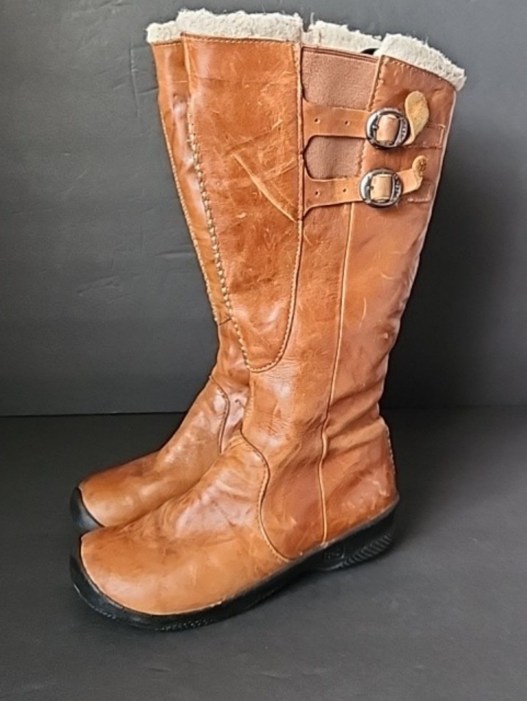 Keen Bern Baby Women’s Size 6 Brown Leather Waterproof Riding Boots